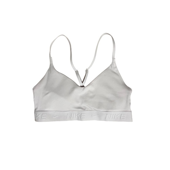 Nike Other - Nike Indy Light Support Padded Adjustable Sports Bra White Size XS
